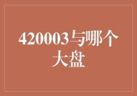 420003，你是谁的菜？大盘走势中的神秘数字