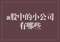 A股市场里的'宝藏'小公司，你知道几个？