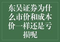 东吴证券市价与成本价持平下的亏损探析