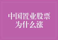 中国置业股票为什么会长？——当股市遇见地产界的长颈鹿