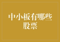 中小板有哪些股票？来看一看这个市场上的热门选择！