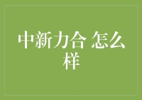 中新力合：汇聚金融与科技力量的先锋平台