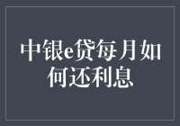 探讨中银e贷每月如何偿还利息的机制与策略