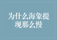 浅析网络平台海象提现为何如此缓慢：技术、策略与用户体验的碰撞