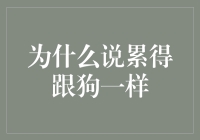 为什么说累得跟狗一样？原来是因为……