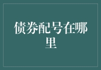 债券配号在哪里：一场神秘的金融寻宝之旅