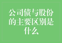 公司债与股份的主要区别：探寻企业融资的两种重要途径