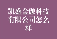 凯盛金融科技有限公司：你家的理财专家，还是地摊货？