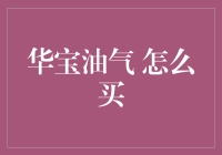 华宝油气的投资策略与购买方法：实现海外油气资源投资的途径