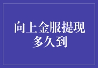 向上金服提现多久到？——理财新手的纠结时刻