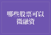 微融资视角下的股票投资选择：哪些股票适合小额融资？