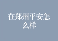 郑州市区平安建设：构建和谐稳定的都市生活新篇章