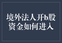 境外法人如何合法进入B股市场：资金流转及合规路径探析