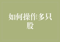 股市新玩法：如何在股市中驾驭多只股票，成为股市大侠