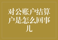 对公账户结算户：银行界的神秘黑帮组织