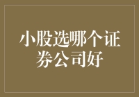 如何选择适合小股投资者的证券公司：策略与思考