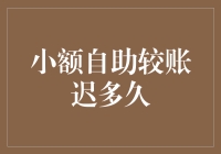 小额自助较账迟多久，这个问题难倒了多少会计专业人士