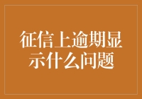 征信上逾期显示什么问题：解读个人信用报告中的逾期记录