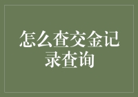 如何像侦探一样查询你的交金记录