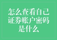 你的财富秘密：揭秘证券账户密码！