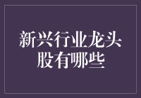 新兴行业龙头股盘点：探索未来投资新方向