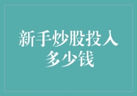 新手炒股投入资金：构建稳健的股票投资策略