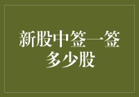 聊聊新股中签那些事儿