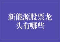 新能源股票龙头分析报告：布局未来的绿色能源巨头