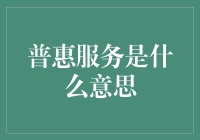 普惠服务：构建共享型社会的关键基石