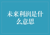 未来利润是什么意思：一种基于创新型思维的财务预测模型