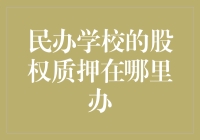 股权质押？民办学校也能质押？在哪里办？