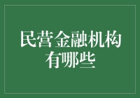 民营金融机构：那些被忽视的小巨人们