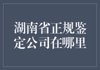 谁说湖南没有正规鉴定公司？最新攻略来啦！