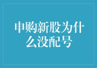 申购新股为何没有配号？解密背后的原因