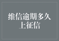 关于维信逾期多久上征信的问题探讨