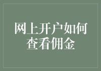 如何在网上开户时准确查询与调整佣金？