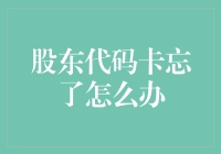 企业股东代码卡丢失，应急处理与防范策略