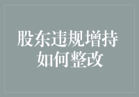 股东违规增持行为剖析与整改策略：构建稳健公司治理机制