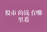 如何查看股市的钱：深入了解你的投资账户信息