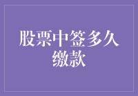 股票中签缴款攻略：一场与时间赛跑的赌局