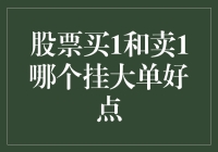 股票买卖策略：买1与卖1哪个挂大单更好？