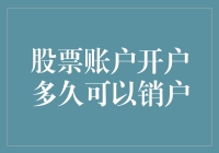 股票账户开户后销户的条件与时间解析