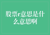 股票r意思是什么意思啊：深入理解股票市场中的风险指标