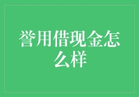 誉用借现金：金融世界的另一把钥匙