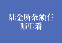 如何在陆金所平台上查看余额