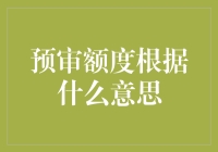 预审额度根据什么意思？新手指南来啦！